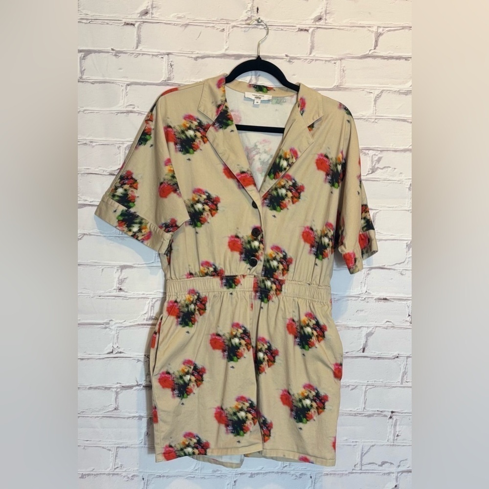 Adam Lippes x RTR Blurry Floral Romper Size 10 - Picture 4 of 8